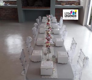 Clear Tiffany chairs setup